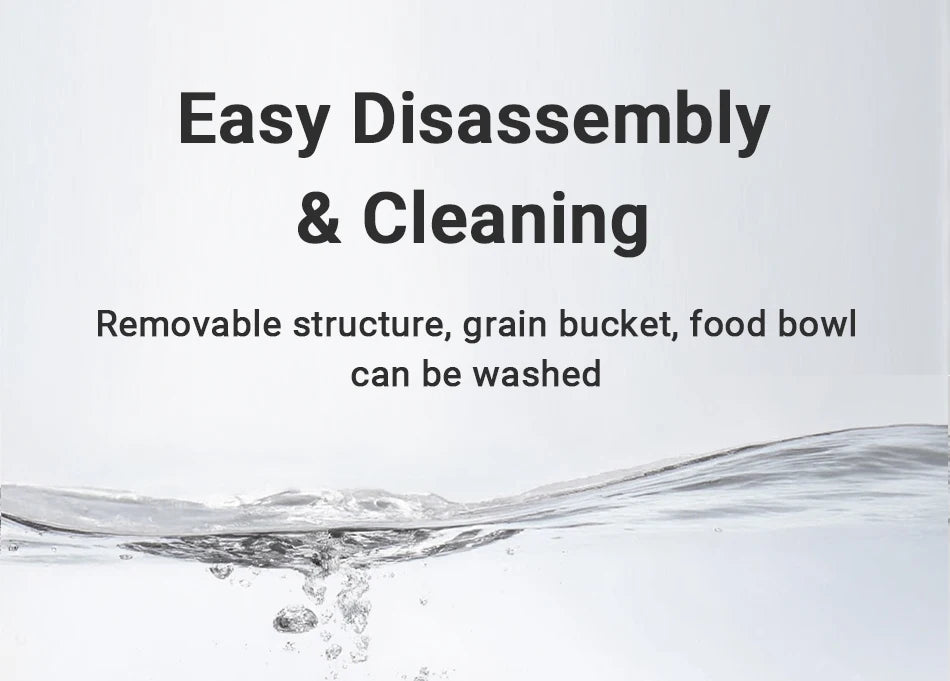 ROJECO 2-Liter Automatischer Futterspender – Intelligenter Futterautomat für Katzen und Hunde mit WLAN-App und Fernsteuerung